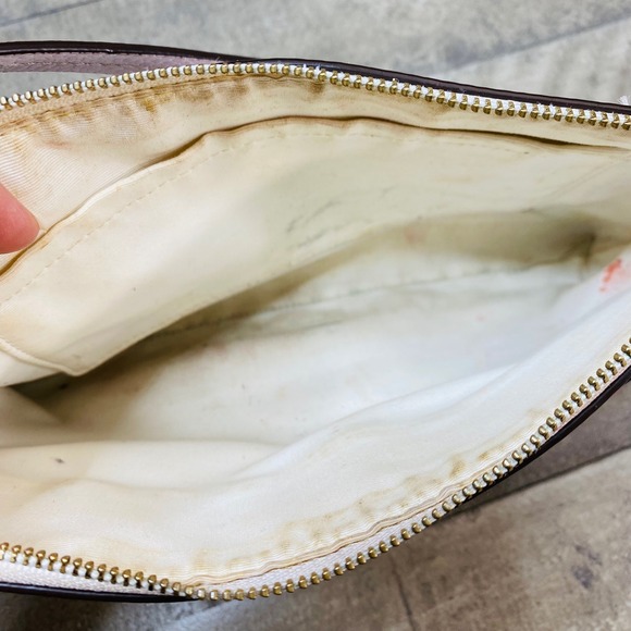 Coach Pebbled Leather Journal Shoulder Bag - Picture 9 of 10